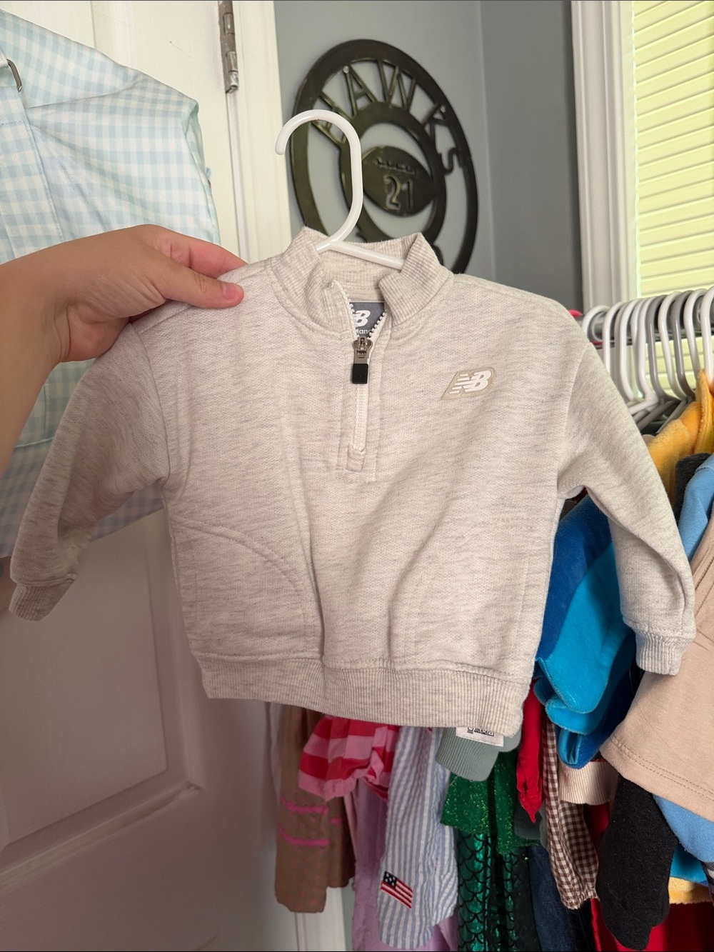 6-9 month new balance quarter zip